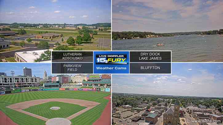 Partly cloudy and seasonable this evening