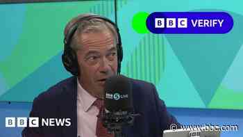 Migration, voter fraud and climate change – Farage's claims fact-checked