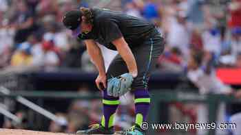 Rays give up four home runs in 9-2 loss to Braves