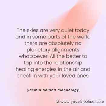 The skies are very quiet today