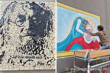 En opnieuw twee kunstige gevels erbij in dorpskern: “Eerbetoon aan Pim De Rudder en Diederik van Assenede”