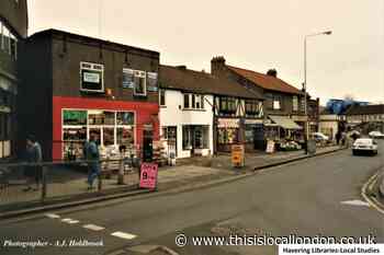 Hornchurch vintage shops photographed over the years