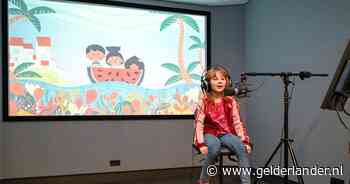 Roos (7) werd doof geboren en spreekt nu stem van doof animatiefiguurtje in: ‘Heel leuk om te doen!’