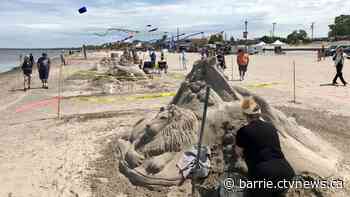 Kites and sand castles take over Wasaga Beach through Father's Day weekend