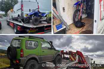 Burnley man arrested after police crackdown on off-road vehicles