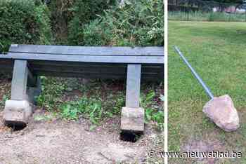 Vandalen slaan toe in speeltuin