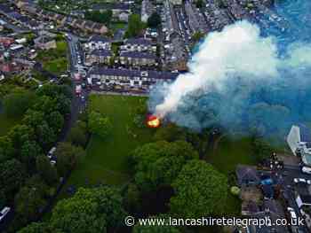 Asbestos warning after fire at former church in Barnoldswick