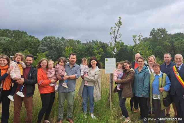 Pasgeborenen krijgen eigen boom in geboorteboomgaard