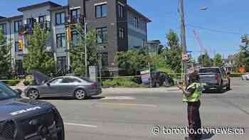 Man dies in hospital after collision in west Toronto