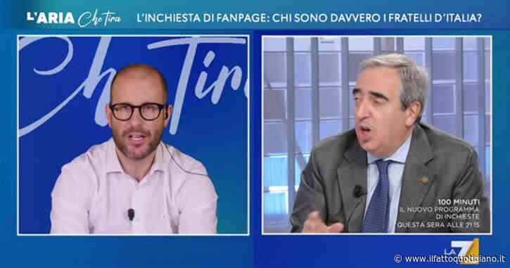 Saluti nazisti, Gasparri sminuisce l’inchiesta di Fanpage sui giovani di FdI: “Potrebbero essere tifosi della Casertana…”. Bagarre a La7