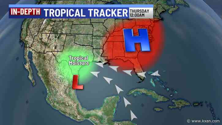 Tropical moisture surge to bring widespread rain