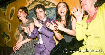 Daniel Radcliffe, Jonathan Groff and Sarah Paulson Party for the Tonys