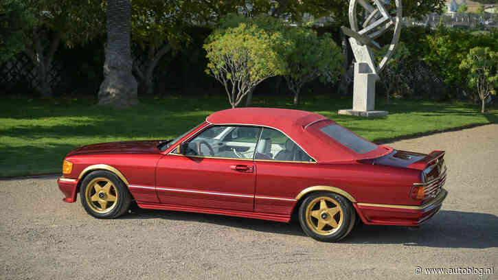 Deze Mercedes 500 SEC is de jaren ’80 op z’n slechtst