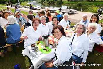 Erstes Bürgerfrühstück auf der Weserscholle in Höxter