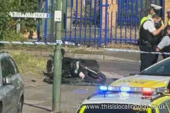 Wrythe Lane Sutton fatal crash: Two police officers in hospital
