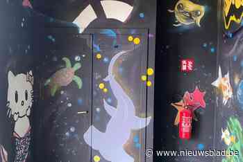 Kunstacademie sluit schooljaar af met drie expo’s én muurschildering in jeugdhuis