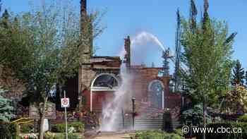 Construction begins on new replacement for historic church destroyed by fire in Morinville, Alta.