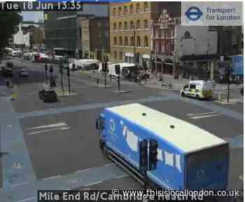 Recap: A107 Cambridge Heath Road crash - person hit