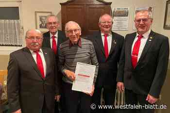 Theo Ludwig singt seit 65 Jahren im MGV Tandaradei Nordborchen