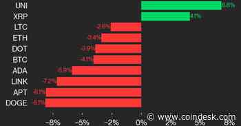 UNI Advance Led CoinDesk 20 Gainers Last Week: CoinDesk Indices Market Update