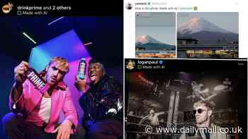 Instagram influencers and celebs including Logan Paul are getting their REAL photos marked with a 'made with AI' label