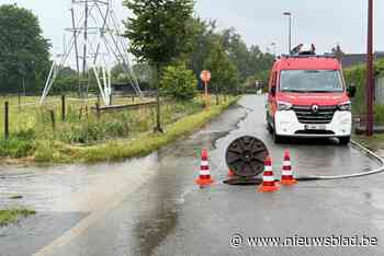 Vele straten blank na wolkbreuk: “Ik moest naar mijn paarden om te zien of ze oké waren”
