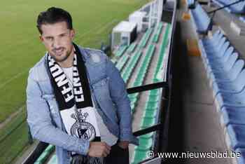 Kevin Mirallas op weg naar de exit bij Eendracht Aalst