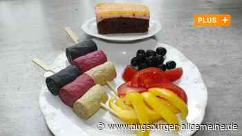 Menü in Schwarz-Rot-Gold zum Spiel der deutschen Mannschaft