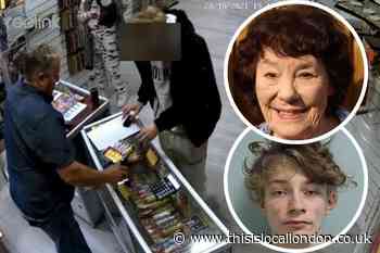 CCTV shows Mark Vardy serving Harold Wood firework killers