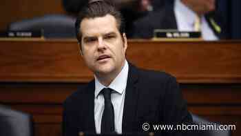 Ethics Committee investigating Rep. Matt Gaetz over alleged drug use and sexual misconduct