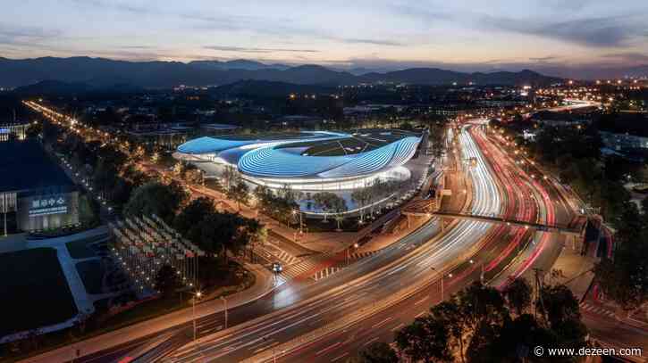 Dezeen Debate features conference centre in Beijing that is "quite the engineering feat"