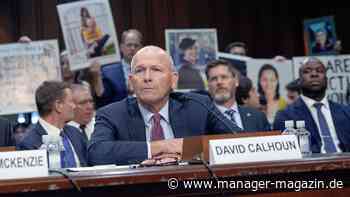 Boeing: CEO David Calhoun entschuldigt sich für 737-Max Abstürze