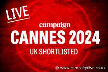 Cannes Lions 2024: final UK shortlists table