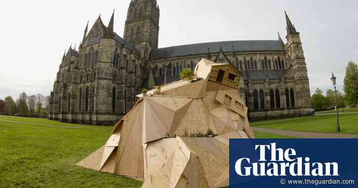 ‘Pile of old wood’: Salisbury residents say sculpture spoils cathedral view