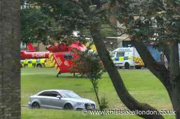 Stansgate Road, Dagenham police incident: Man suffers head injury
