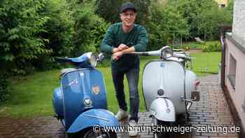 Vespa-Fest auf dem Schlossplatz in Wolfenbüttel