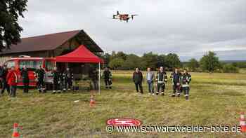 Schömberger Feuerwehr setzt jetzt   Drohne ein: Wertvolle Unterstützung für die Retter am Boden