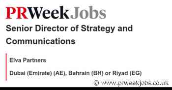 Elva Partners: Senior Director of Strategy and Communications