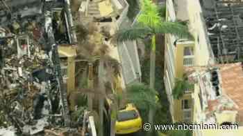 Demolition underway at Temple Court Apartments after massive fire displaces dozens