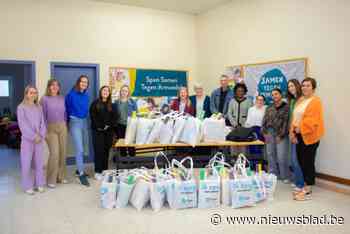 Studenten 7de jaar kinderzorg op Sint-Norbertusinstituut organiseren succesvolle actie voor kwetsbare gezinnen