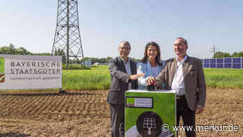 Große Agri-Photovoltaikanlage in Grub läuft