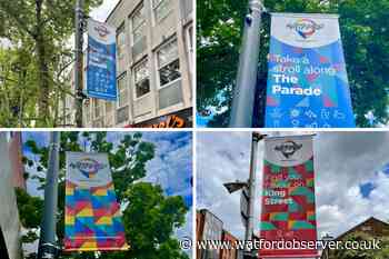 Fresh look for Watford town centre with 'vibrant' lamppost banners