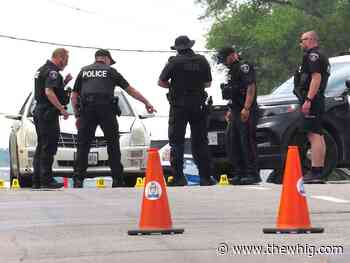 Collision involving pedestrian closes intersection for Kingston Police investigation