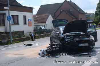 Bad Oeynhausen: 17-jähriger Motorradfahrer nach Unfall im Krankenhaus
