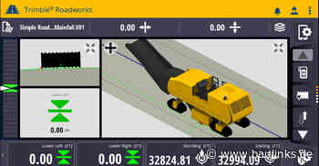 Trimble Roadworks Straßenbau-Steuerungsplattform für Kaltfräsen und Straßenrecycler