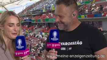 Ex-Bundesliga-Trainer schaut Deutschland-Spiel im Ungarn-Fanblock