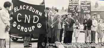 Blackburn 'ban the bomb' campaigners making their point