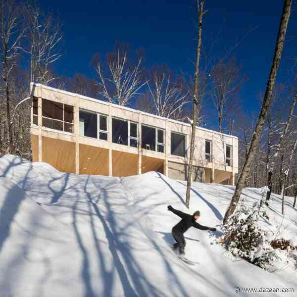 Quinzhee Architecture clads stilted "contemporary chalet" in cedar
