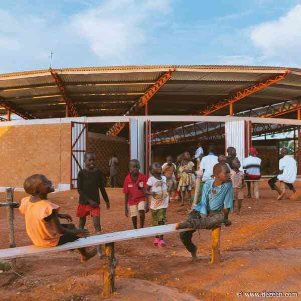 Earth bricks shape Bidi Bidi Performing Arts Centre for refugees in Uganda