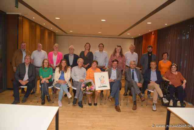 Oud-schepen Rita Dewulf in de bloemetjes gezet